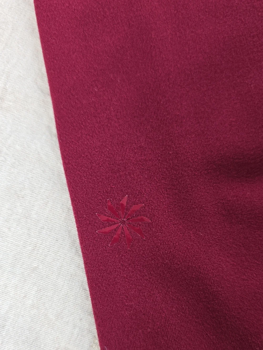 Athleta Burgundy Kids Leggings Girls M 8/10